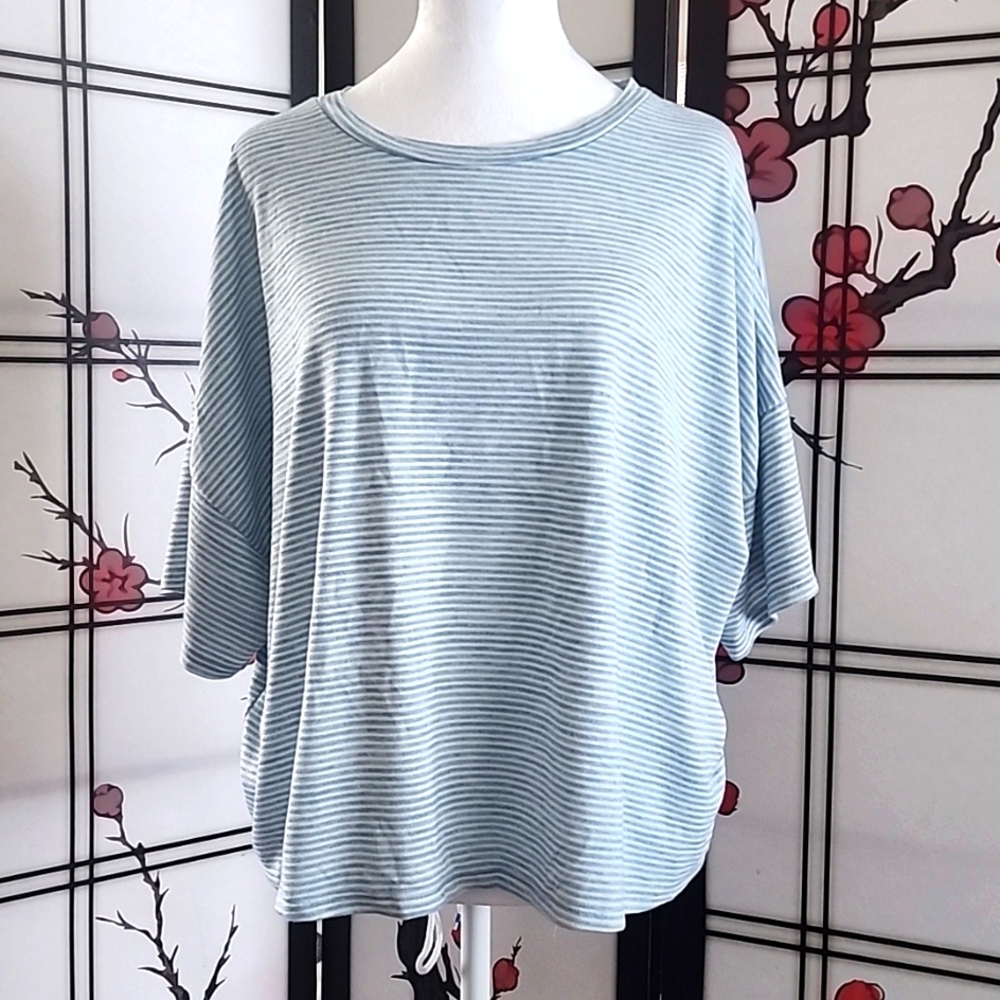 Banana Republic  XL Light blue stripes